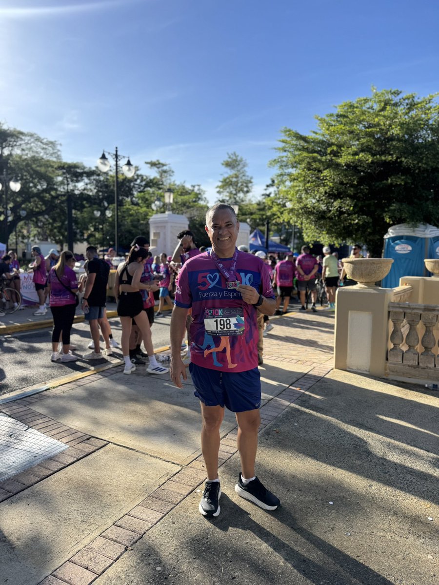 tonyruizbasket's tweet photo. #10K✅ #CaribbeanCancerCareService💜 Estuvo Duro Duro 🔥🔥 #Seguimos💯 #VamosPorMas✨ https://t.co/giR9HF8aDf