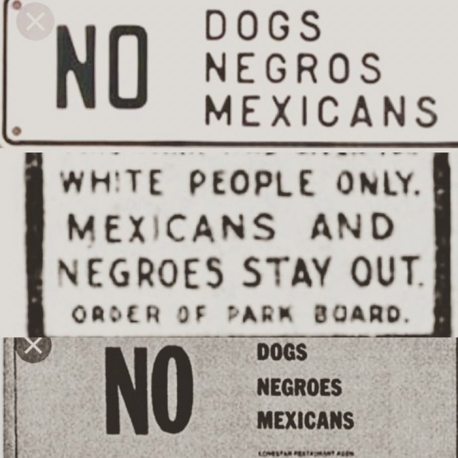 En series de Marvel, en películas históricas, en discursos de políticos lobotomizados escucharás y verás que lo españoles fueron salvajes y racistas. La verdad es esto: la norma en EEUU, SigloXX. (..y en Inglaterra NO IRISH) Racismo institucional y supremacismo anglo protestante