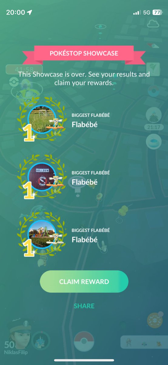 Flabébé🌺 #PokemonGoCommunityDay

🪝- 1962 (1959 flabébé)
✨- 78
💯- 0
🔴- 75% 🔵- 25%
🚌- 50%🚶‍♂️- 50%

Wasn’t very focused in the beginning so I’m surprised by the results, weather was a bit unfortunate as well.