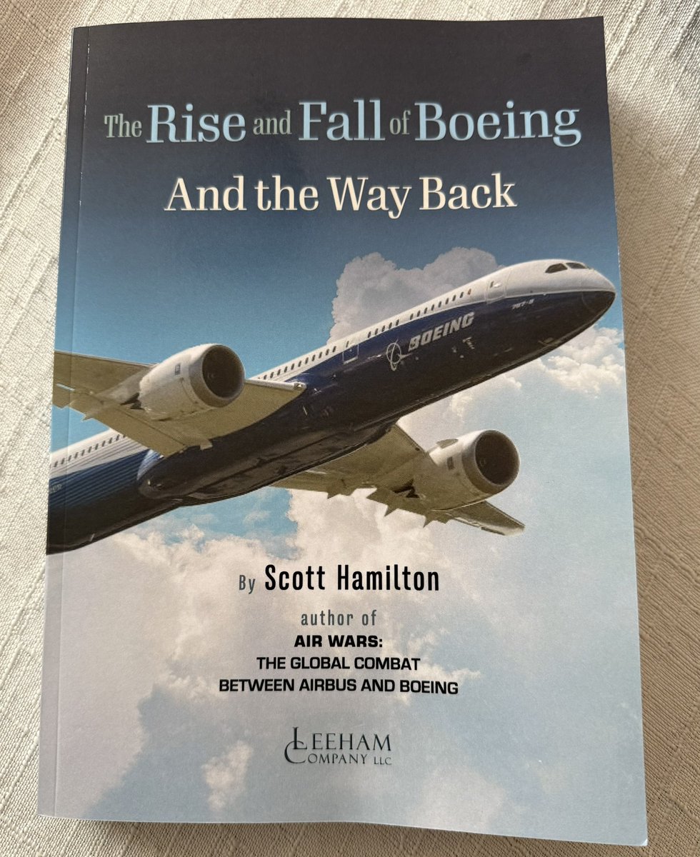 Excited to turn the pages on this one. <a href="/ScottHamiltonBI/">Scott Hamilton</a> is out with his latest book on <a href="/Boeing/">The Boeing Company</a>. Hear my interview with Scott on <a href="/KIRONewsradio/">KIRO Newsradio 97.3 FM🎙</a> Monday morning. Video <a href="/Mynorthwest/">MyNorthwest</a> 
too. #aviation