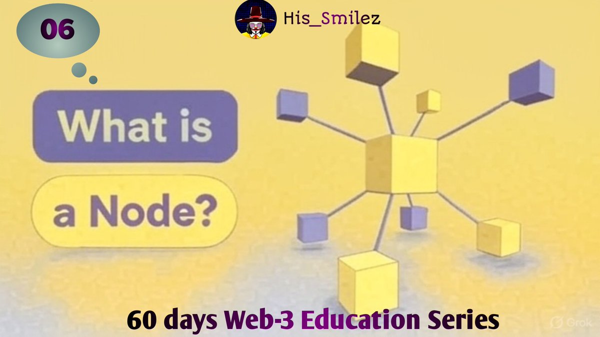 His_smilez's tweet image. Ever heard of the  NODE in crypto and wonder what it actually is?

#Node