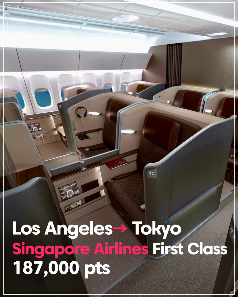 60,000 pts Japan Airlines Business Class from San Franciso to Tokyo on 9/22/2025 Redeem via American Airlines

60,000 pts Japan Airlines Business Class from Los Angeles to Tokyo on 8/11/2026 Redeem via American Airlines

60,000 pts Japan Airlines Business Class from Chicago to