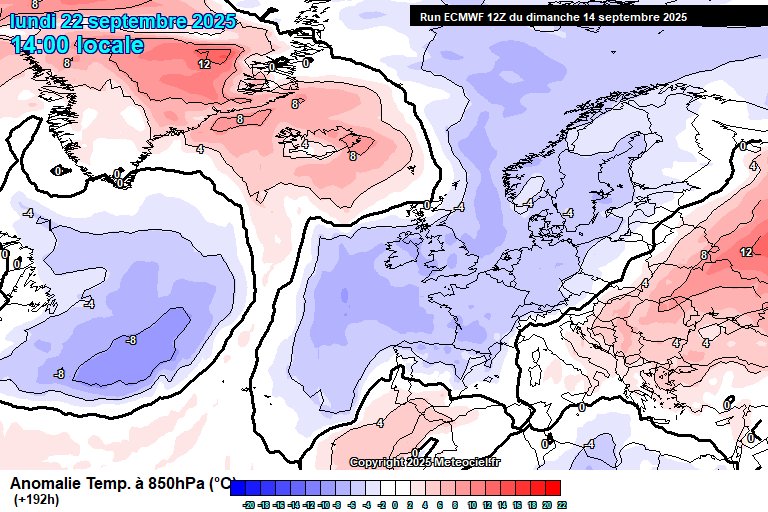 Ce soir on pourrait passer de l'été à l'automne en seulement 48h pour le modèle européen Cep 🥵🥶