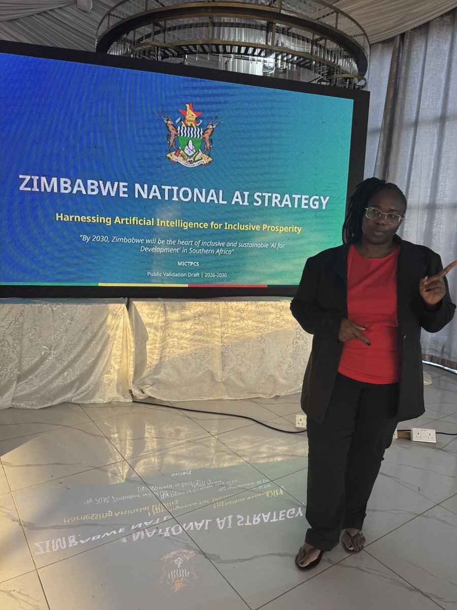 Humbled to have been co-opted into the Core Team of experts drafting the Zimbabwe National AI Strategy. Many thanks to my Principals at the Ministry of ICTPCS, UNESCO &amp; my Vice Chancellor who supported &amp; encouraged me to contribute my expertise as an academic &amp; patriotic citizen