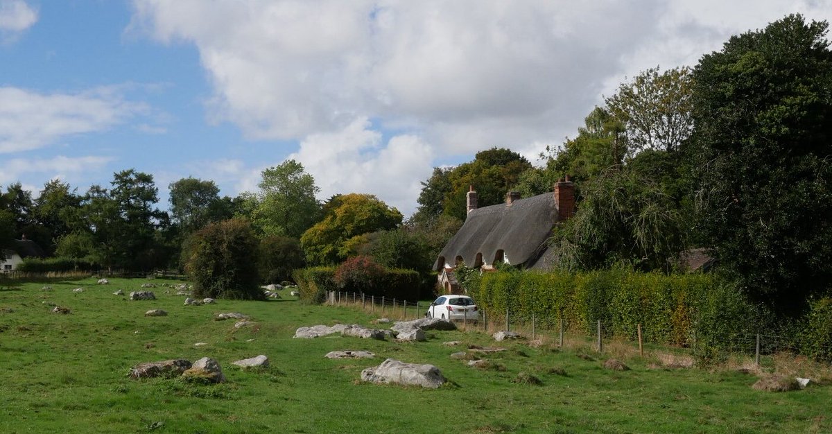 Currently on holiday in a self catering cottage in Lockeridge just outside Marlborough 4 miles from Avebury. There's a national trust site on the edge of the village, Lockeridge dene, filled with Sarsen stones and a couple of houses that make me think of Children of the Stones.