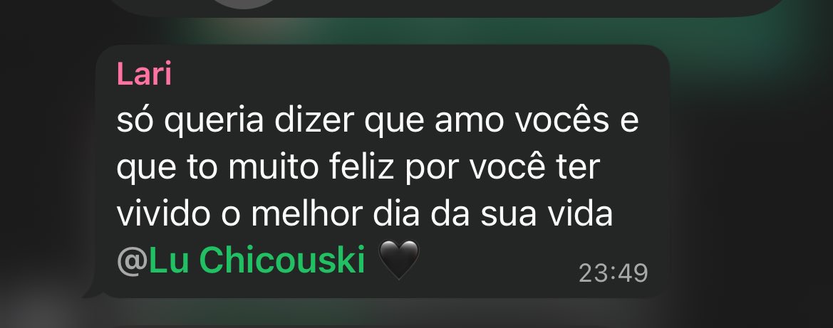 É sobre 💚