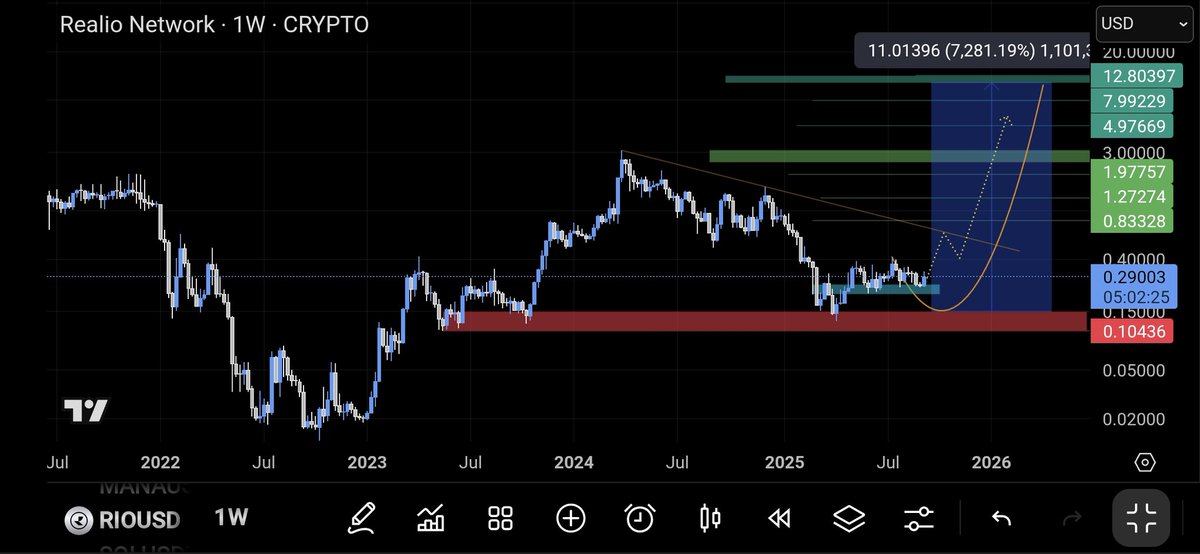 CryptoHiddenG's tweet image. $Rio update 
Target 70X