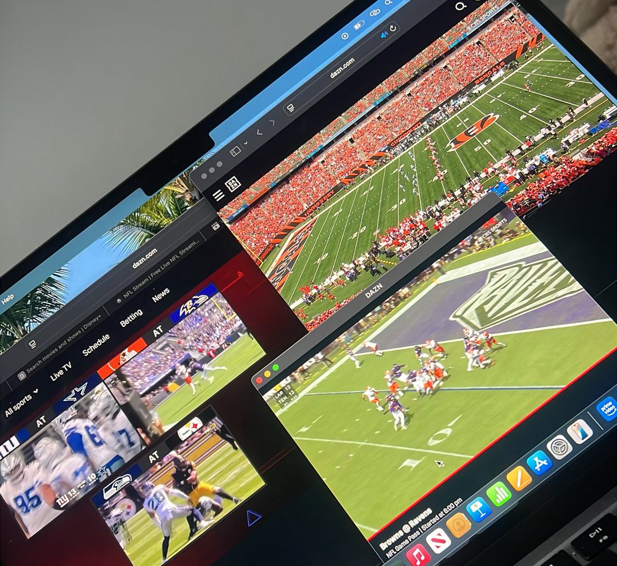 Sundays are Game Days! #NFL #DAZN #Ravens