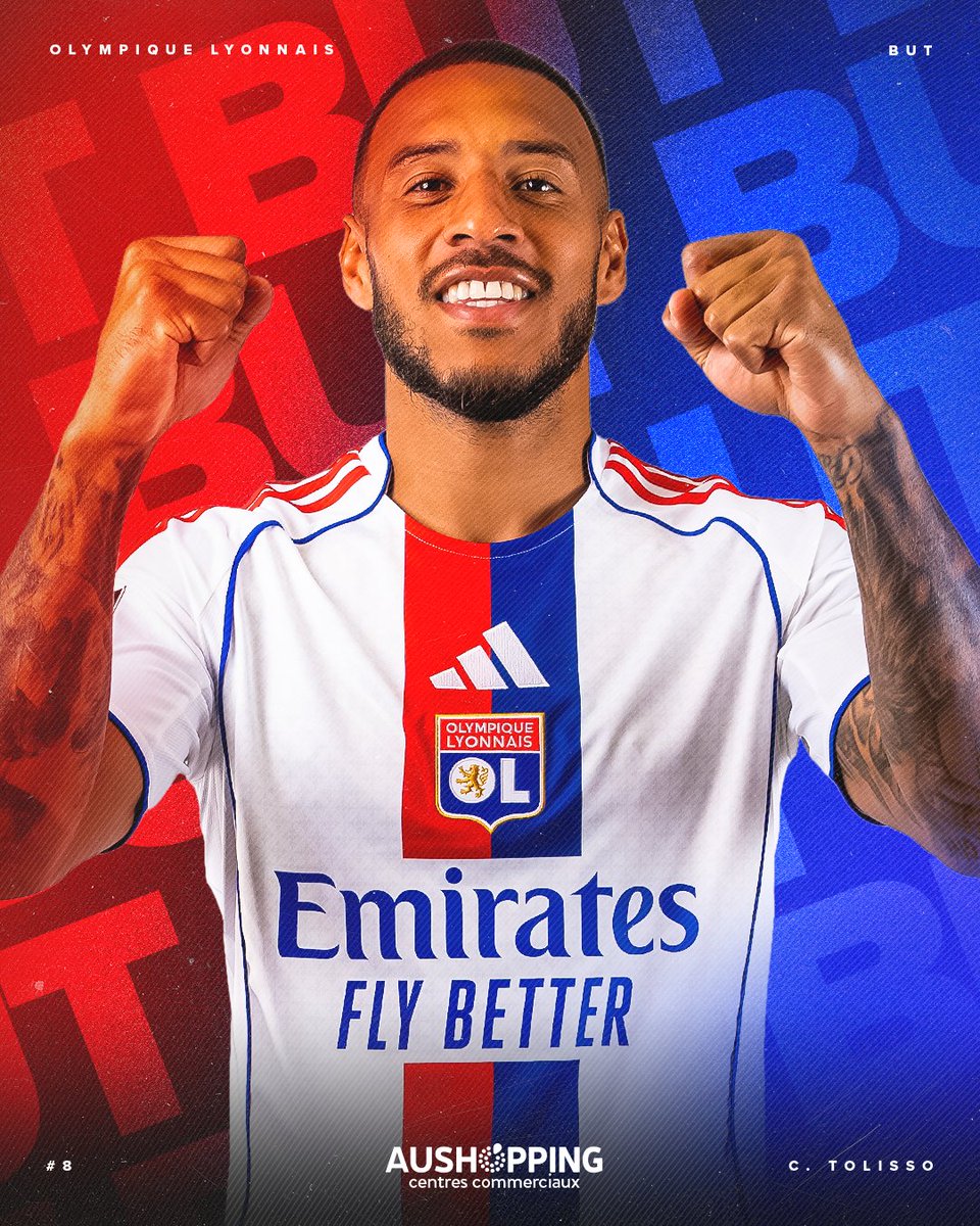 OL's tweet photo. 14' 𝗖𝗢𝗖𝗢𝗢𝗢𝗢𝗢𝗢 🦁

Sur un centre d'Ainsley Maitland-Niles, Corentin Tolisso vient placer sa tête pour ouvrir le score ! 💪🔴🔵

Allez !!! 👊

0-1 #SRFCOL https://t.co/PV6jf1DOGc