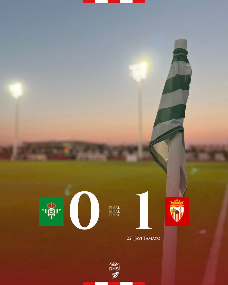 ⏱️ 90'+ | 0-1 | 🏁 ¡FINAAAAAAAAAL FINAAAAAAAAL FINAAAAAAAAAAAL! ¡LOS PRIMEROS TRES PUNTOS SE VAN PARA EL PUERTO! ¡VAMOS RACING!

📺 youtube.com/live/IgdjS5nNP…

#BetisCRCPortuense | #DivisiónDeHonorJ1