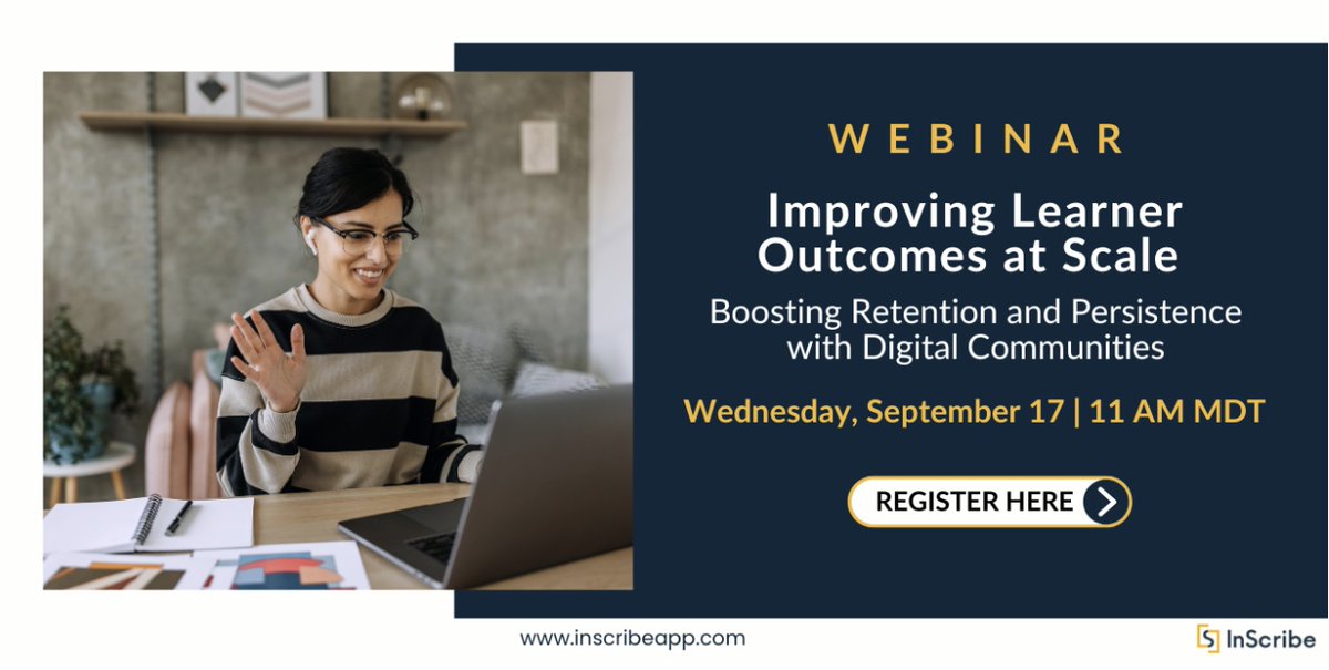 Online students are working, parenting, hustling and still trying to graduate. We're reimagining support to meet them where they are.
Join our upcoming #webinar to hear how community-first strategies are increasing persistence and impact across higher#ed. us02web.zoom.us/webinar/regist…