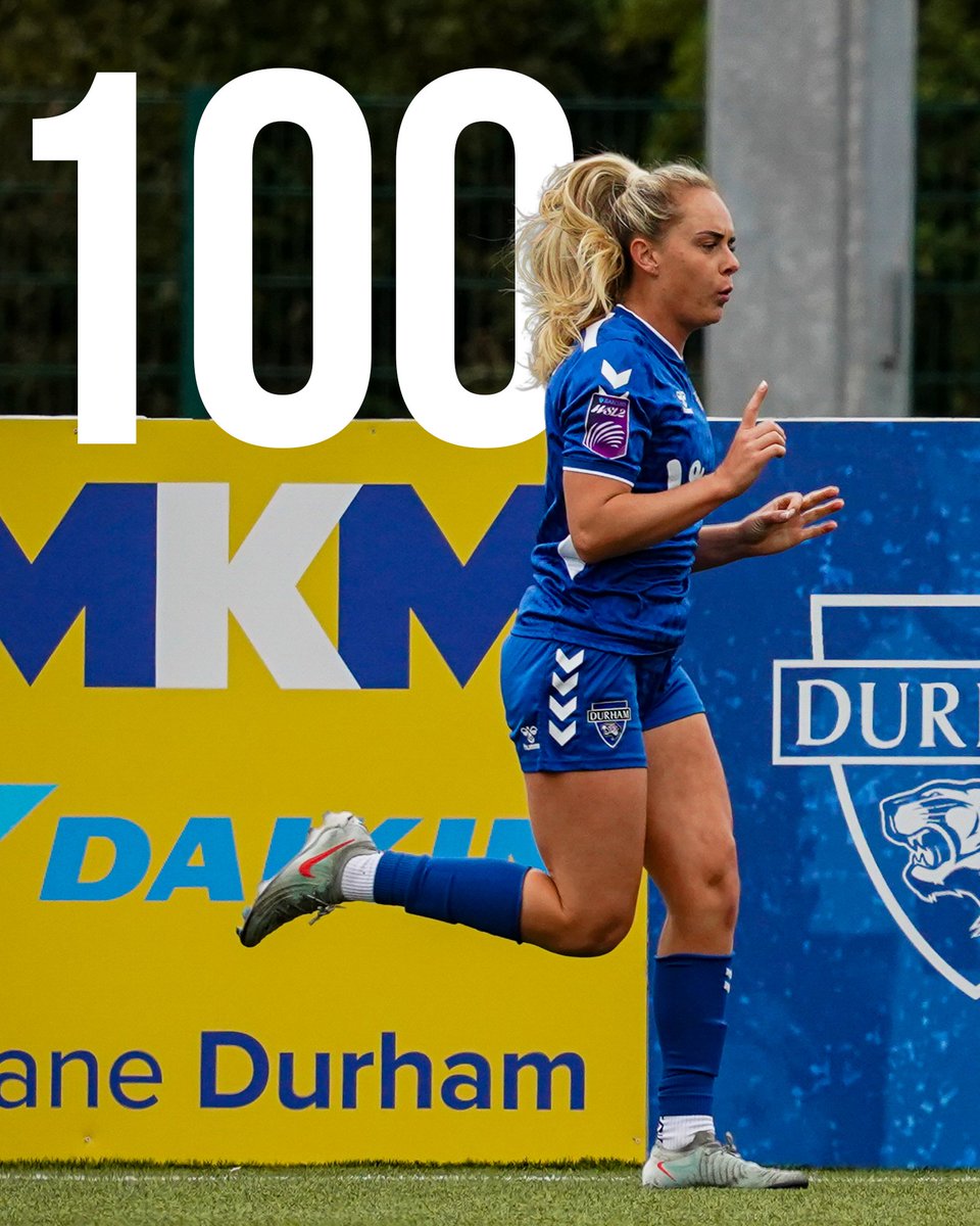 Creating history!🤩

Our all time appearance maker, Beth Hepple, netted her 100th goal for Durham today!🪄

#DurhamWFC