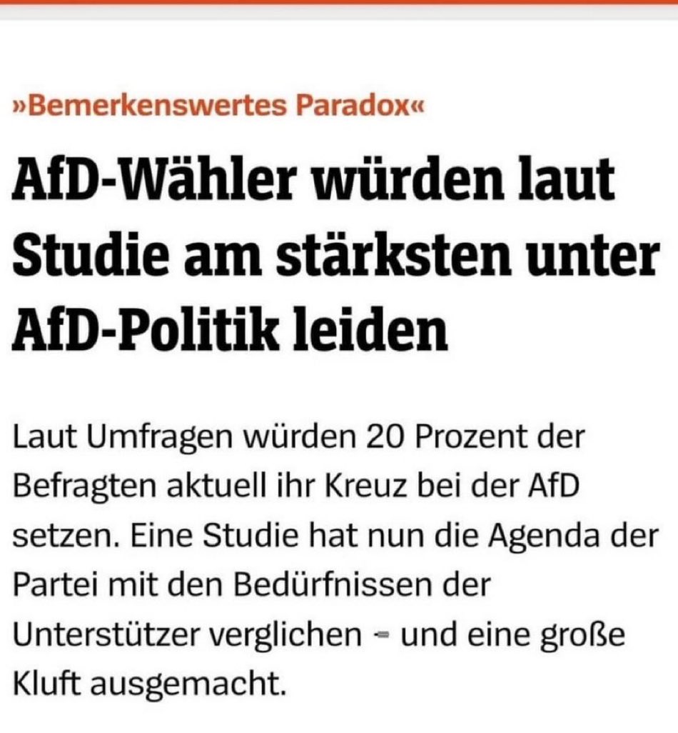 Wahlprogramm nie gelesen 🤷🏼‍♀️