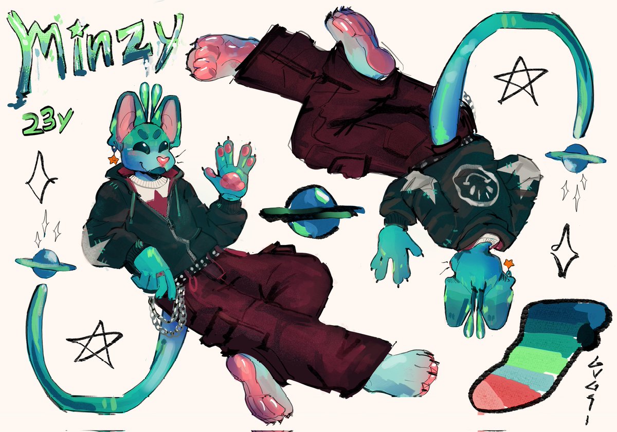 HEY GUYS, olha que como ficou foda o oc do <a href="/G4BR13LS1LVA/">minzy</a> gostei demais de fazer 😎😎