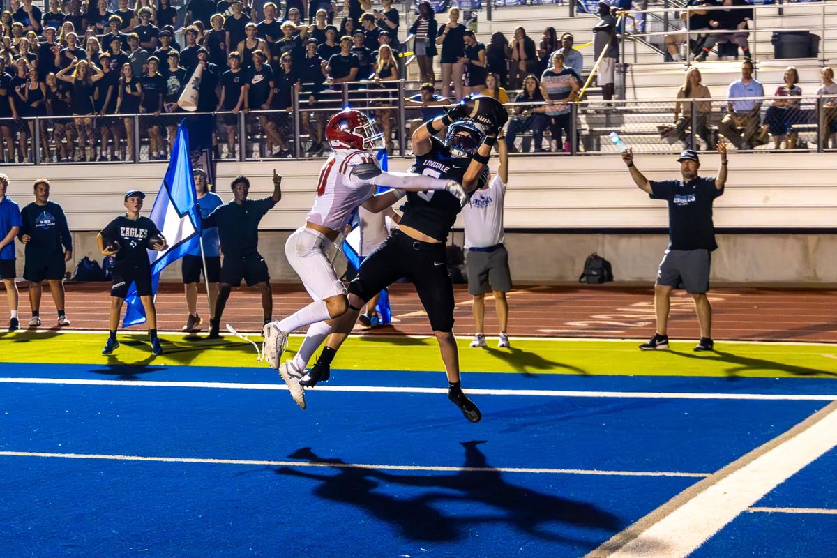 David Lindig scored on a 17-yard run with 31 seconds remaining, and Cam Beason recovered a fumble with less than 15 seconds on the clock as the Lindale Eagles grabbed a 56-49 victory over the Van Vandals. <a href="/Lindale_FB/">Lindale Football</a> <a href="/LindaleISDNews/">Lindale ISD</a> 

tylerpaper.com/2025/09/13/dow…