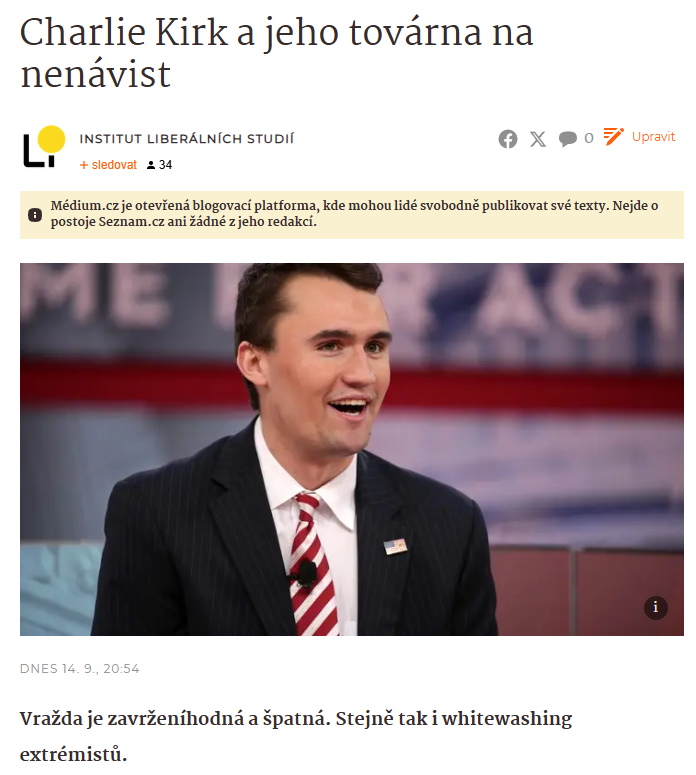 Dneska bylo tak hnusně, že jsem po sto letech napsal článek.