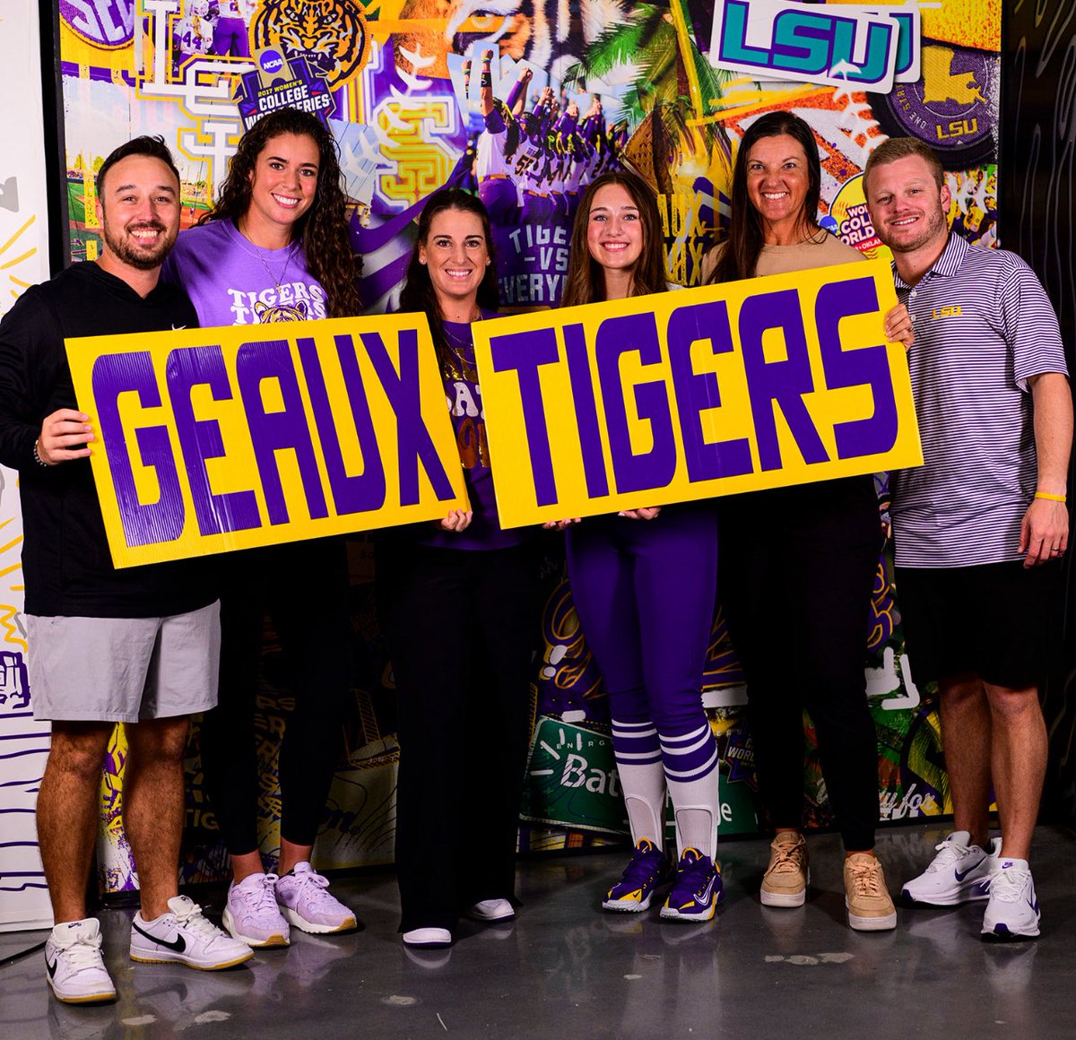 Bryli Seifert 2027 (@bryliseifert27) on Twitter photo 📍HOME
Thank you to the entire <a href="/LSUsoftball/">LSU Softball</a> staff for hosting my family and I! I couldn’t have dreamt of a better weekend spent in the Bayou! 💛💜🐯
<a href="/BethTorina/">Beth Torina</a> <a href="/CoachNealPT/">Bryce Neal</a> <a href="/LSU_SandraMoton/">Sandra</a> <a href="/Tpleasants17/">Taylor Pleasants</a> <a href="/zjermain_15/">Zach Jermain</a> <a href="/LSU_Matt/">Matt Karin</a> 📍HOME
Thank you to the entire <a href="/LSUsoftball/">LSU Softball</a> staff for hosting my family and I! I couldn’t have dreamt of a better weekend spent in the Bayou! 💛💜🐯
<a href="/BethTorina/">Beth Torina</a> <a href="/CoachNealPT/">Bryce Neal</a> <a href="/LSU_SandraMoton/">Sandra</a> <a href="/Tpleasants17/">Taylor Pleasants</a> <a href="/zjermain_15/">Zach Jermain</a> <a href="/LSU_Matt/">Matt Karin</a>