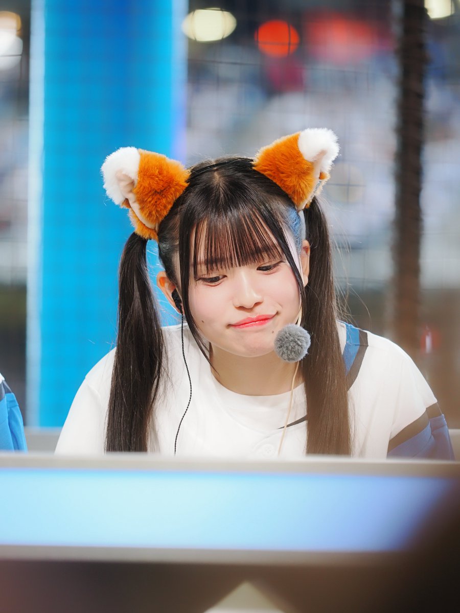 キツネの耳も似合うれあたん。
野球と絡めたトークができちゃう対応力の高さに驚いた。さすが。