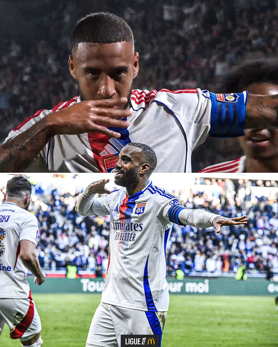 Tolisso honoring Lacazette ❤️🥹