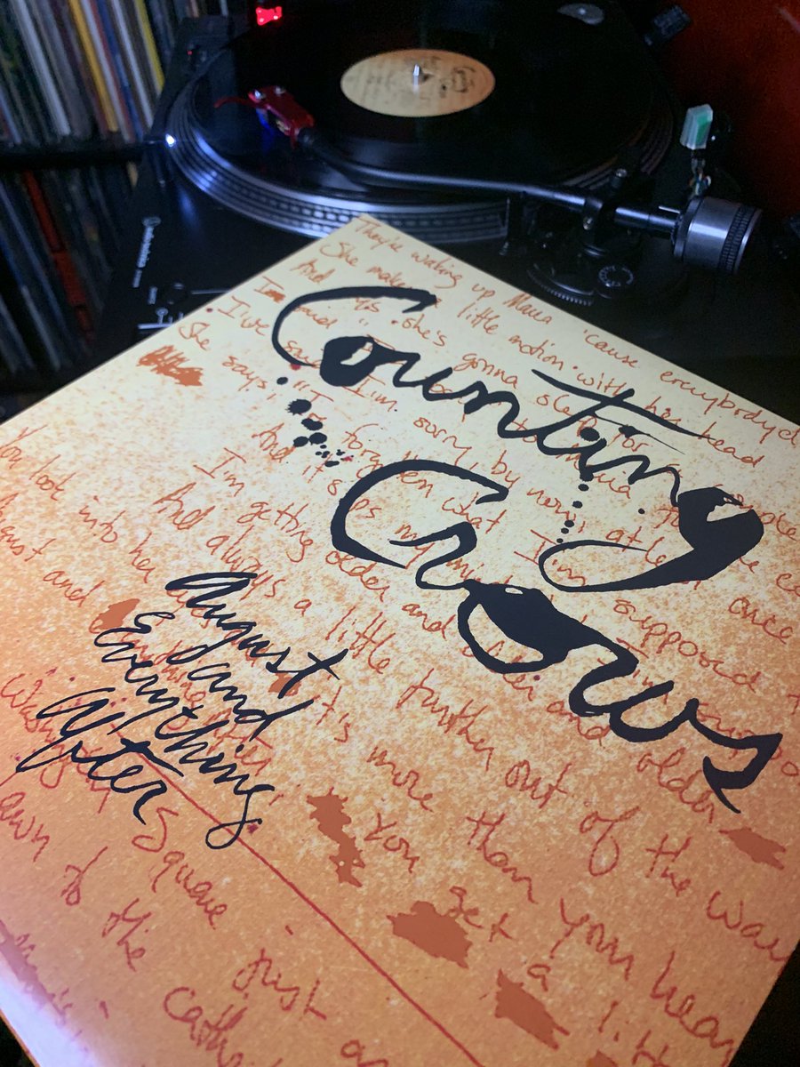 September 14th 1993, <a href="/CountingCrows/">Counting Crows</a> would release their debut album August and Everything After. 
#countingcrows #AlbumAnniversary #vinyl #vinylcommunity