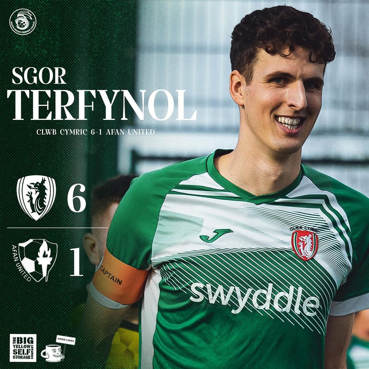 ClwbCymric's tweet photo. Perfformiad clinigol o flaen gôl ddoe yn selio buddugoliaeth dda yn y gynghrair yn erbyn @AfanUnited_FC 💚 https://t.co/2c1DdhceYB