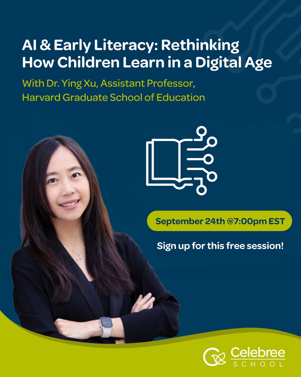 🤔 "Can AI help kids become sharper, more critical thinkers, or does it risk thinking about them?"

One of the most pressing questions in ECE today. And we'll be unpacking all of it!

📍  REGISTER HERE: bit.ly/3VjCz6P