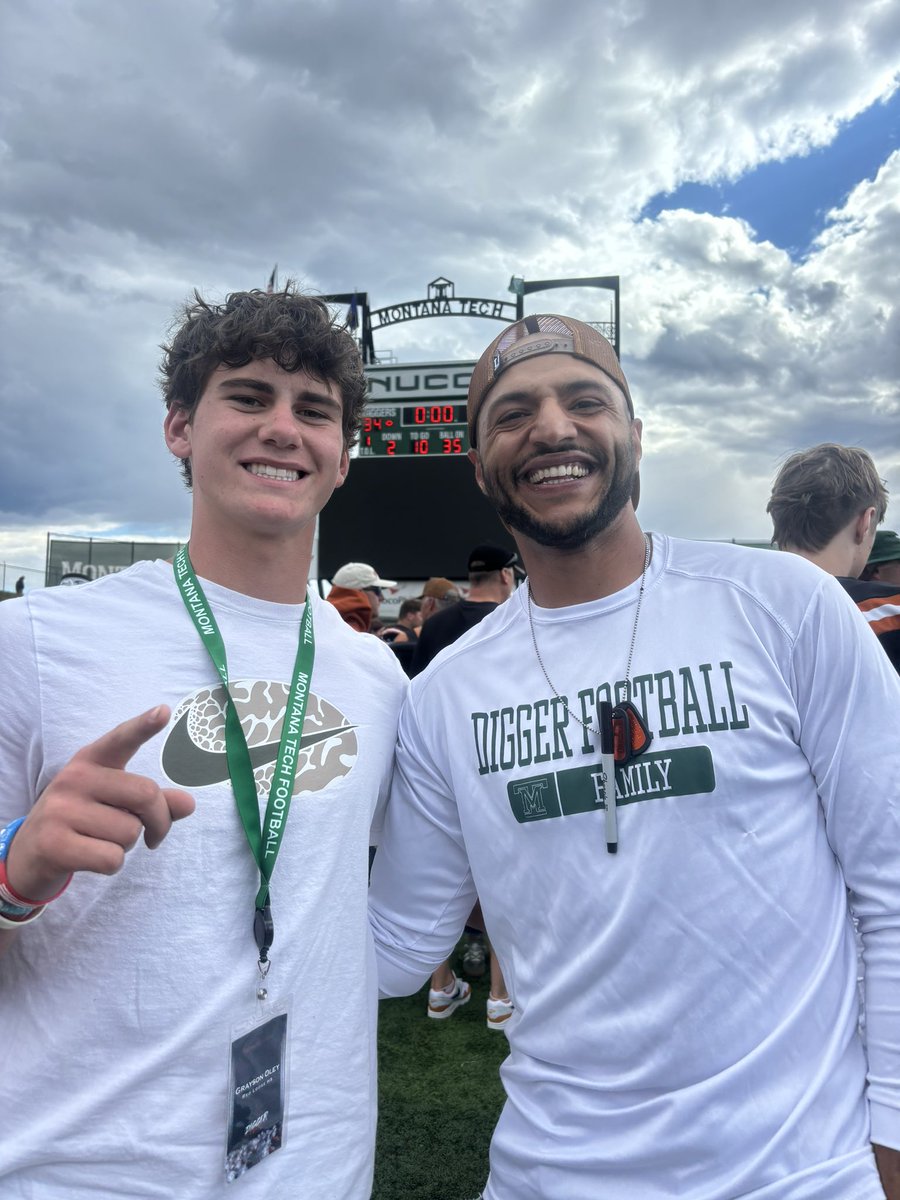 Thank you <a href="/CoachMAllenFB/">Montell A. Allen II</a> for the awesome Game Day in Butte! 
<a href="/CoachKyleSamson/">Kyle Samson</a> <a href="/Orediggers/">GoDiggers</a>