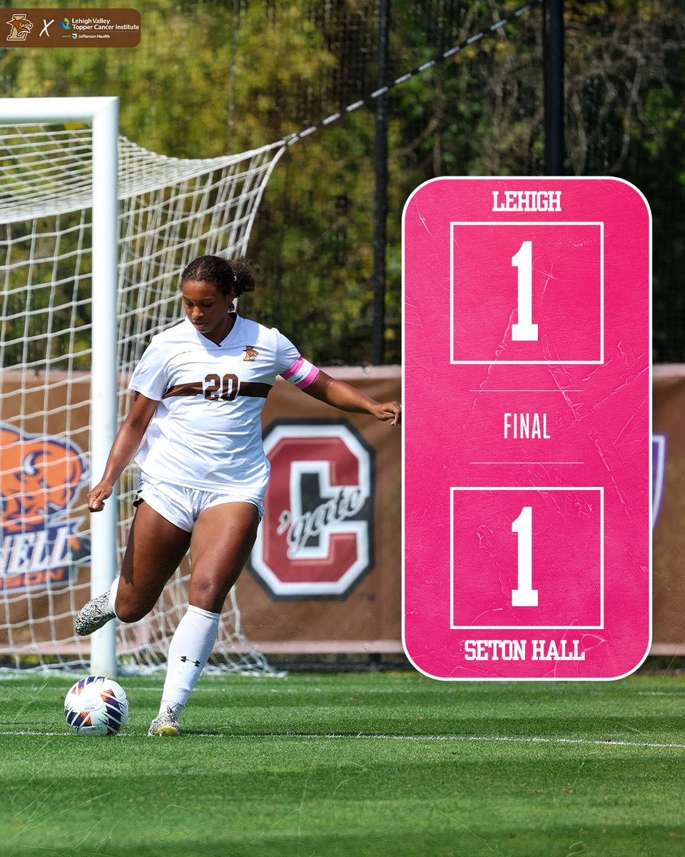 Battled Seton Hall to a 1-1 draw today

#GoLehigh #GBTW