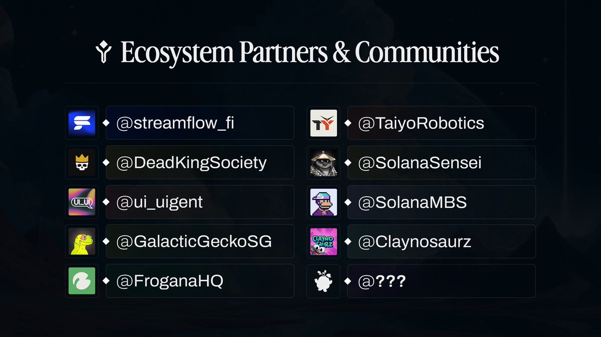 Sunday partner spotlight. 

We’re extremely excited to have our continuously growing list of ecosystem partners and communities, either on an integration, or early access level. 

More benefits coming your way tomorrow.