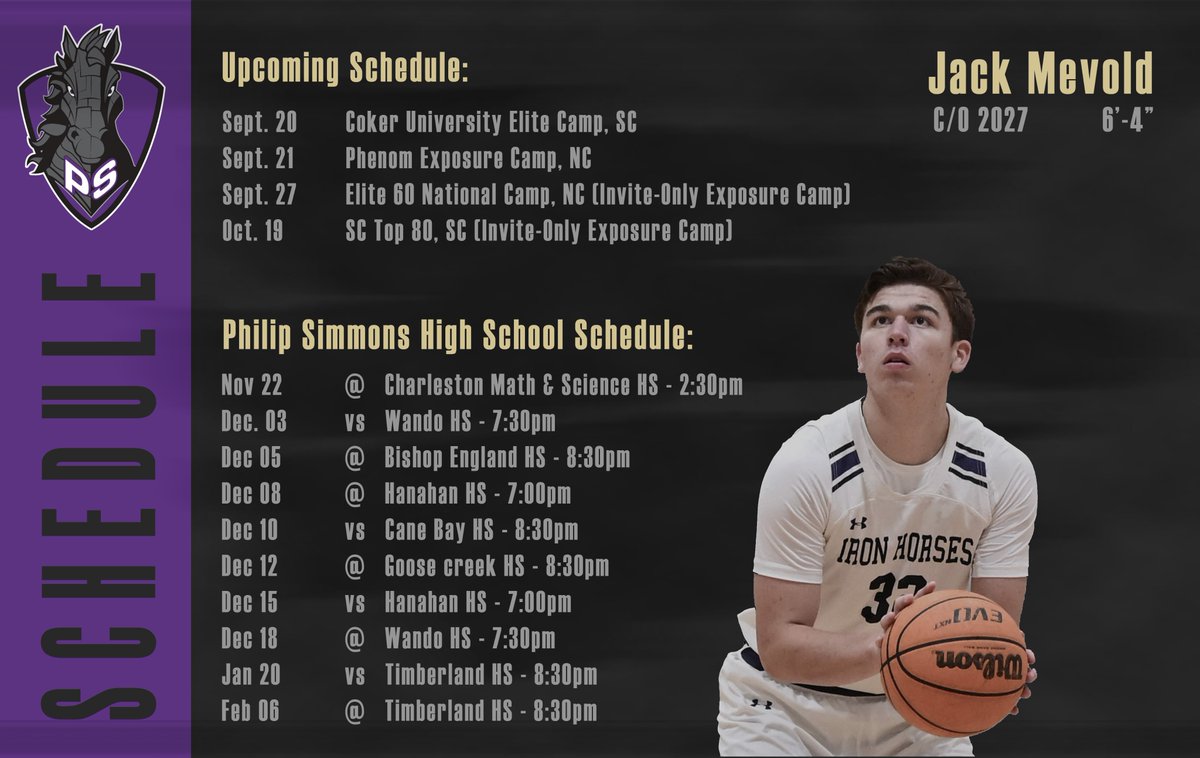 Jack mevold (@jackmevold) on Twitter photo College Coaches. Here is my schedule listed below.
<a href="/ironhorsehoops/">Iron Horse Basketball 🏀</a> <a href="/843Tough/">843 Tough</a> <a href="/BigShotsSC_AAU/">Big Shots South Carolina Basketball Program</a> <a href="/PrepHoopsSC/">Prep Hoops South Carolina</a> College Coaches. Here is my schedule listed below.
<a href="/ironhorsehoops/">Iron Horse Basketball 🏀</a> <a href="/843Tough/">843 Tough</a> <a href="/BigShotsSC_AAU/">Big Shots South Carolina Basketball Program</a> <a href="/PrepHoopsSC/">Prep Hoops South Carolina</a>