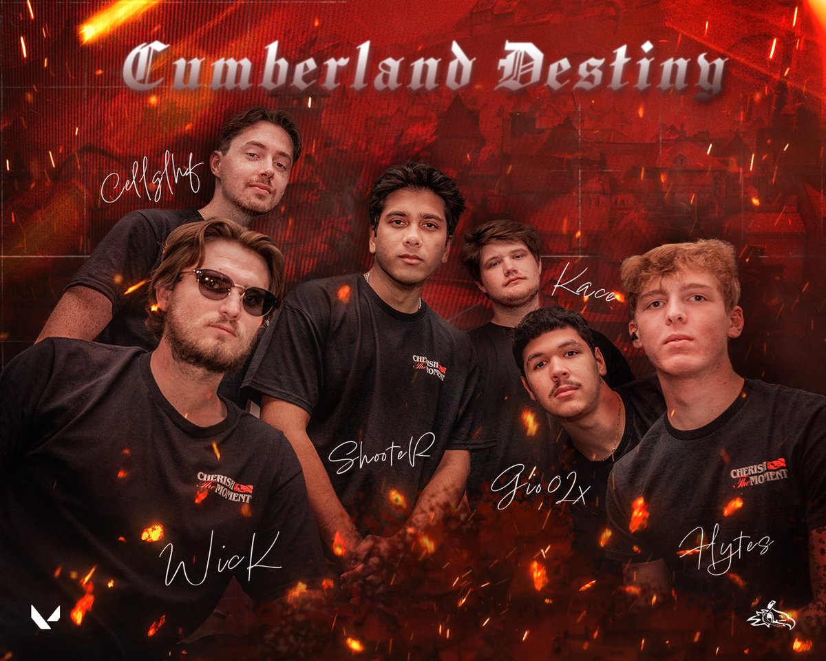 Born for glory, destined to rise 🏆

<a href="/CellGLHF/">Cell</a> 
<a href="/gio02x/">gio</a> 
<a href="/Kacew03/">Kace</a> 
<a href="/shooterval/">Kamal</a> 
<a href="/WickFPS/">WicK</a> 
<a href="/Flytes_Val/">Flytes</a> (s)

#WatchGreatnessHappen | #CUEsports