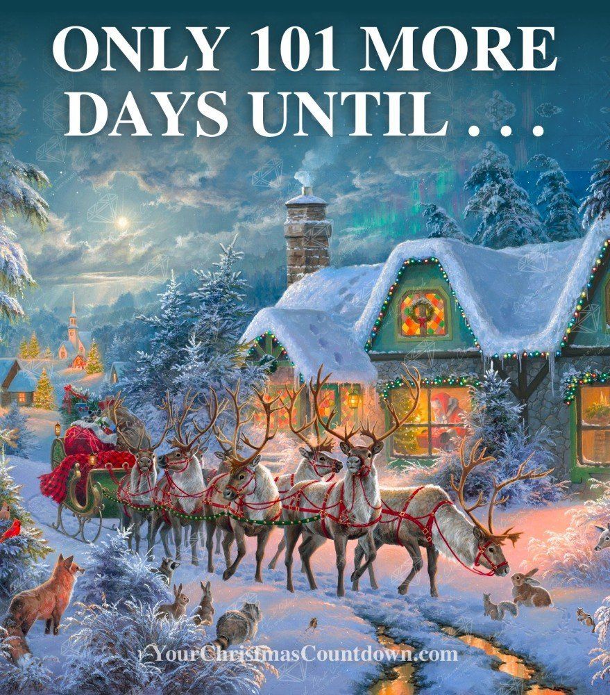 christmas_clock's tweet photo. 101 MORE DAYS BEFORE  #CHRISTMAS!
 👉 https://t.co/08kJVAWqc2 🎄🎅 https://t.co/dH8JQEKGCc