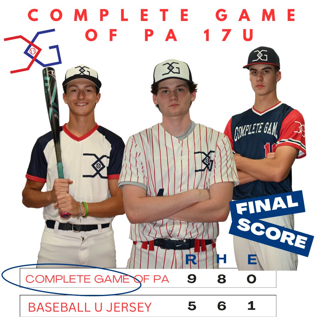 9-5 win sends CG 17u to 3-0❗️

Ripley went 2-2 w/2RBI, 3B &amp; 2B
DeSteffano was 1-2 w/3 RBI and a 3B
Cavaliere 2-3 and a 3B