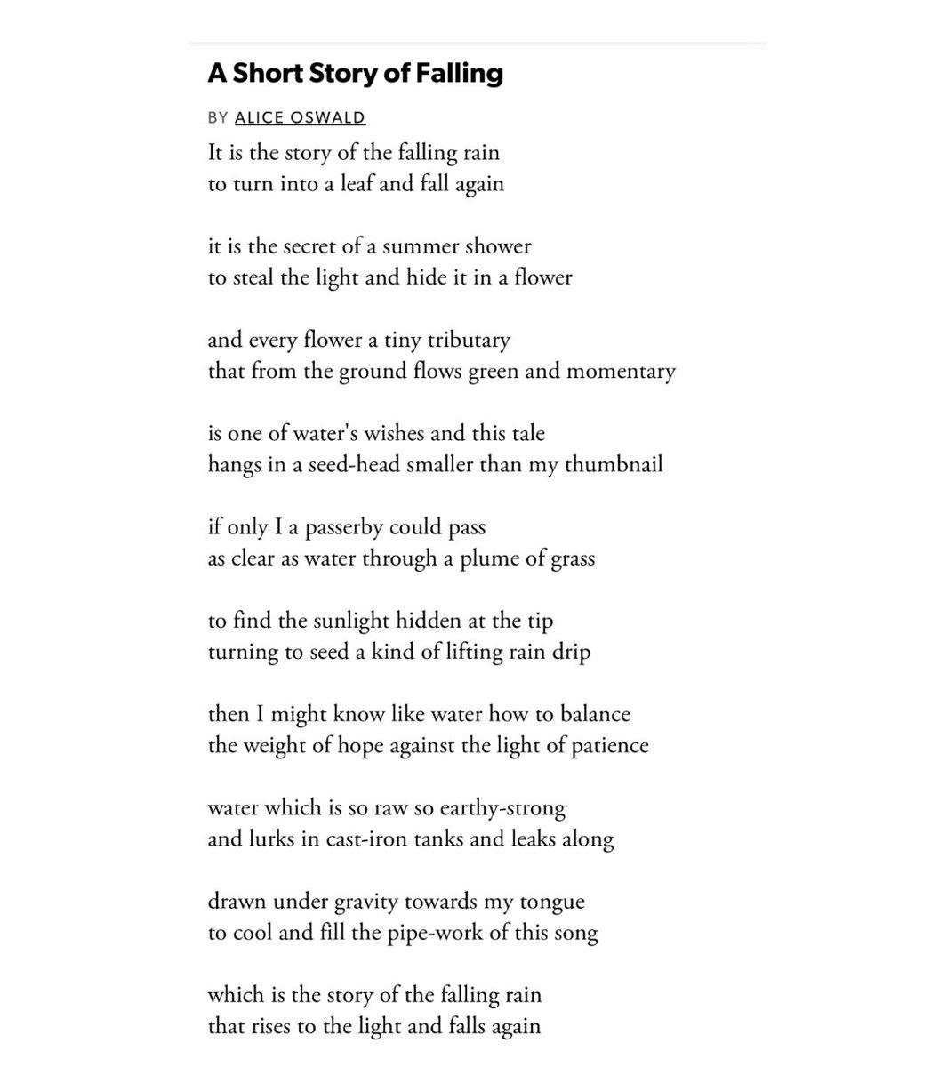 Alice Oswald • Falling Awake