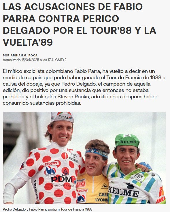 MonSBD's tweet photo. @pedrodelgadoweb @lavuelta Buenas noches Perico. https://t.co/JrfePNm1if