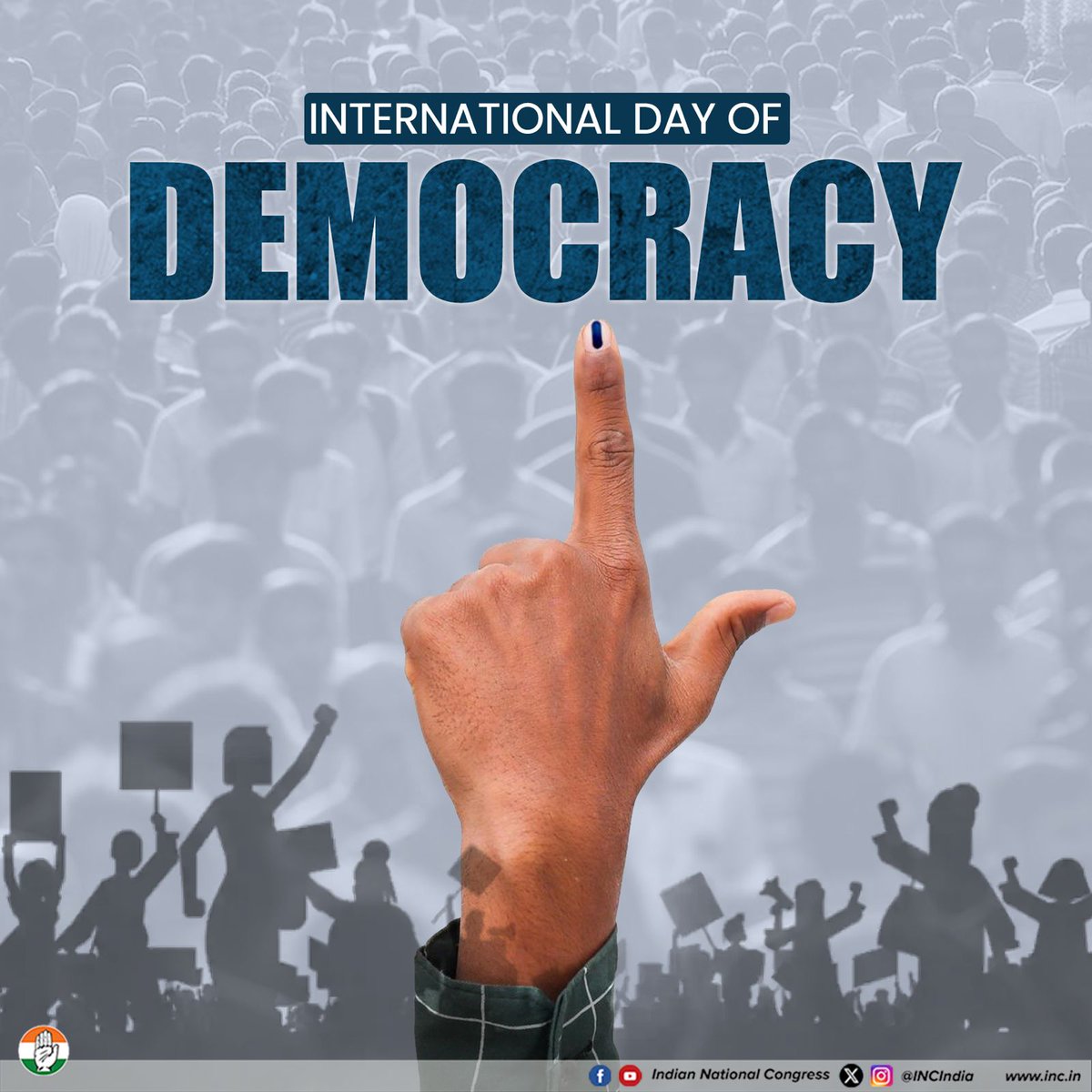 Indian democracy has been on the decline in the last 11 years. 

This has been substantiated by the widespread Vote Chori carried out by the BJP along with the EC.

A stolen vote leads to a lost democracy. Let's fight together to protect every vote and defend the soul of India!