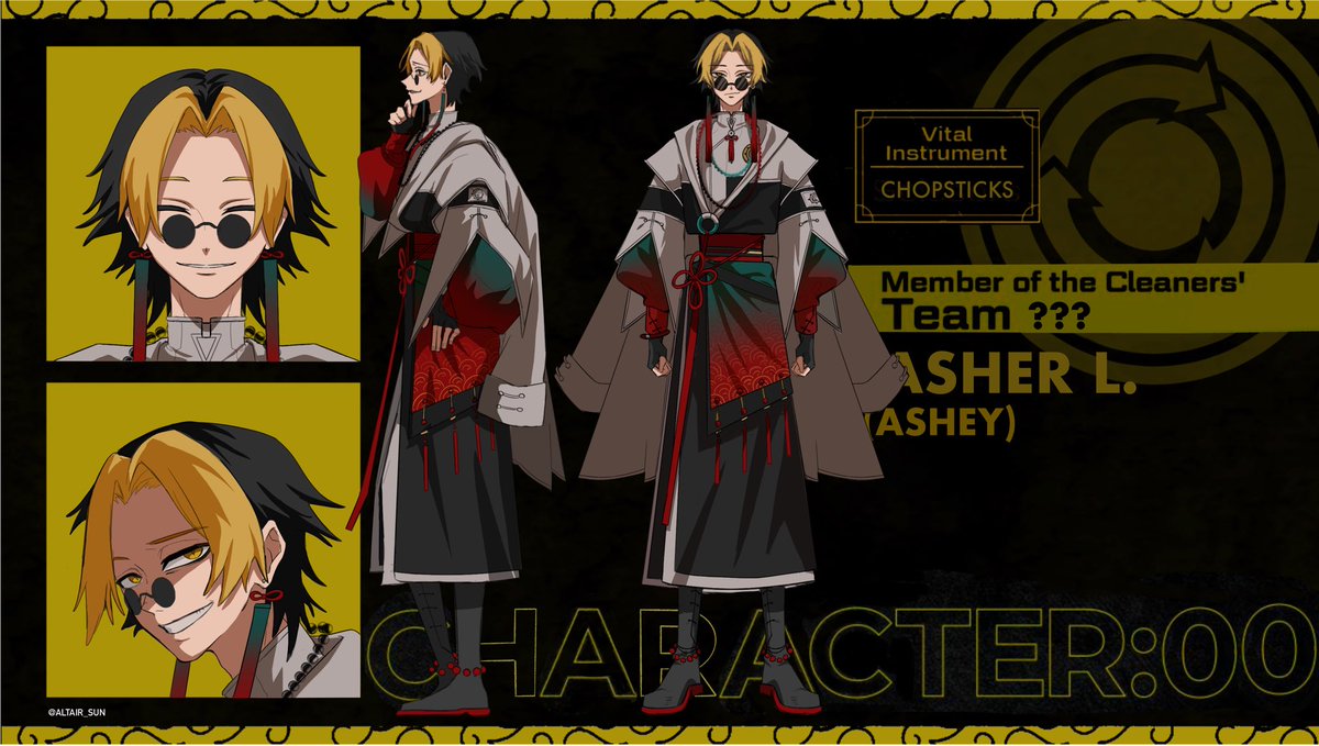 I really love how dramatic and stylish he look