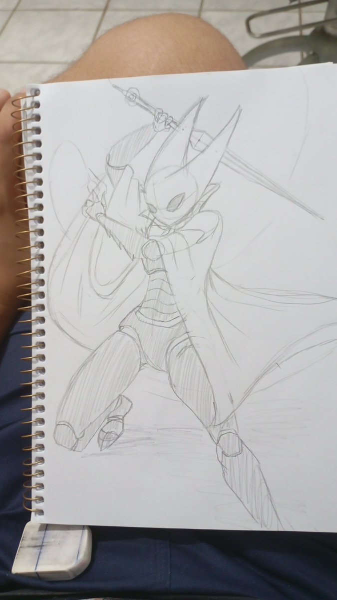 DingusDK's tweet photo. Drawing of hornet that I made since I can't play the game!
#silksong #hornet #hollowknight https://t.co/4P0XRCdaao