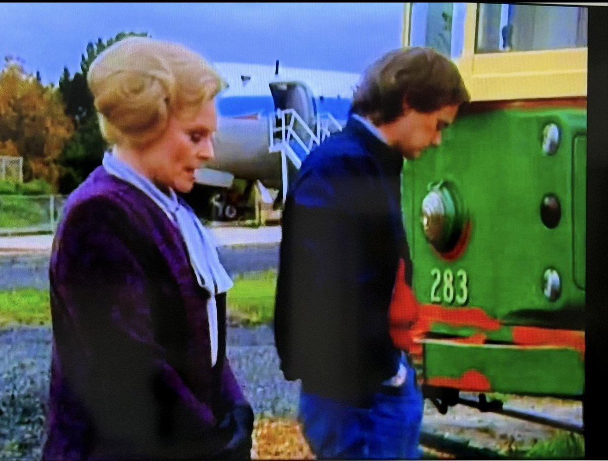 for_neighbours's tweet photo. Was this Karl’s tram that Erica & Kevin were standing by in 1979 in #Prisoner #CellblockH? It may have been at Nunawading for a long time… I also just read that someone is saying they’ve bought the 82 tram? @neighbours
#SAVENEIGHBOURS #SAVELASSITERS https://t.co/IyFU4npV7i