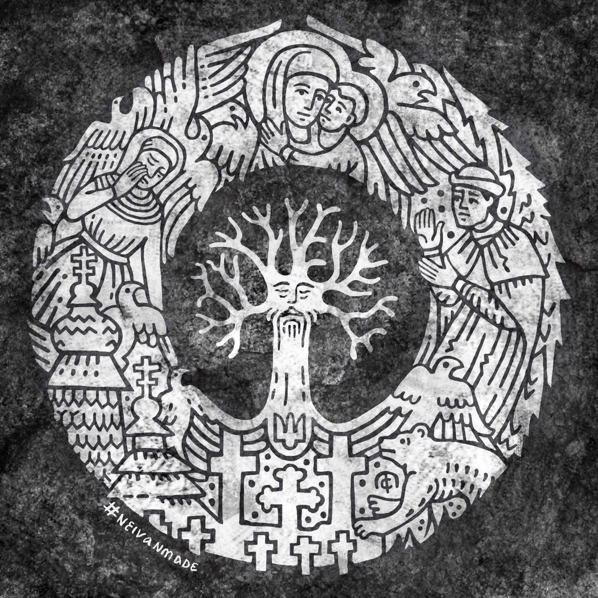 Вшановуємо пам'ять про винищення і примусове виселення українців із Закерзоння.
Жорновий камінь. Його вибили зі нерушимої скелі. У безкінечному русі селянин все життя молов ним свій хліб. А коли камінь втомився і став непридатним до важкої праці, його поклали на могилу як надійну