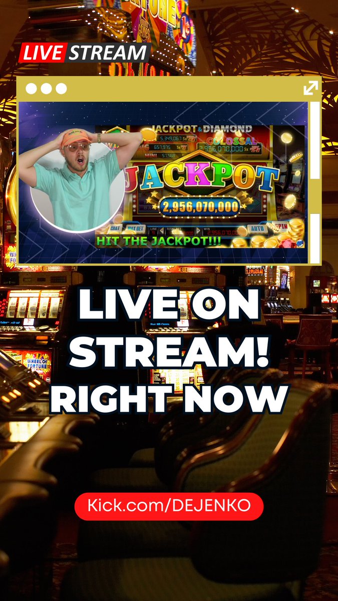 JOIN THE LIVE !! 
Kick.com/dejenko