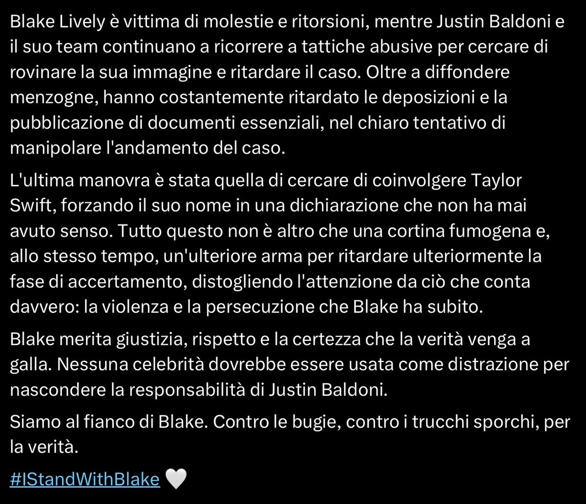 watsonperiodo's tweet photo. Baldoni needs to return to the black hole he has always been in before IEWU came out. He's been making Blake's life hell ever since the movie came out. Enough. #IStandWithBlake ❤️ https://t.co/kywuZYE2Ec