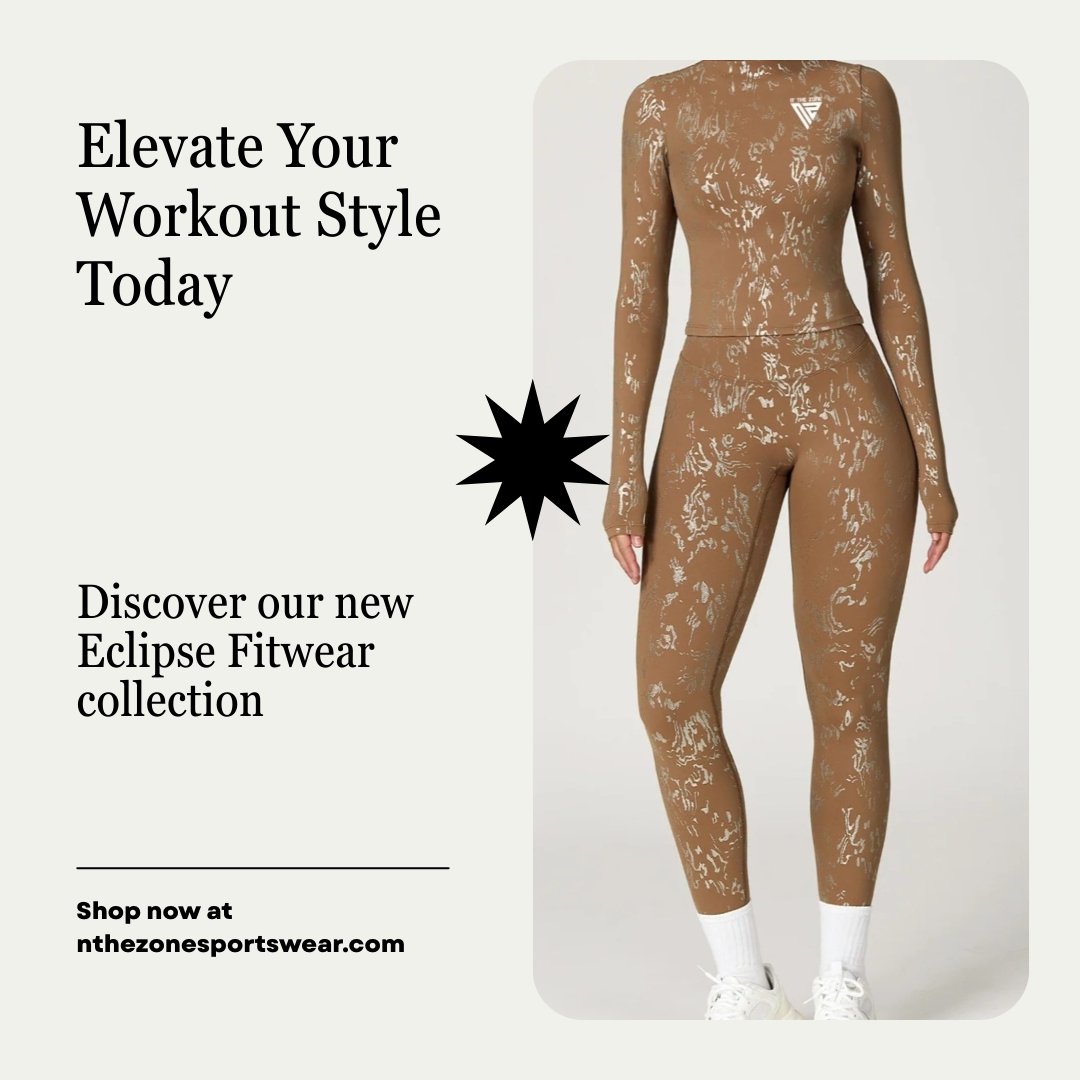 Push limits. Turn heads. Own your zone.

The NTZ Eclipse Fitwear matching set is crafted from 78% nylon &amp; 22% spandex for maximum comfort, stretch &amp; durability — so you can move without compromise

✔️ Sleek + breathable
✔️ Bold modern design
✔️ Versatile enough for gym or street