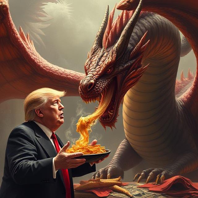 _SolutionsParty's tweet image. Our president is like the keeper of a ferocious dragon. Though he tries not to show it, he’s terrified because he knows he has to constantly find new ways to keep feeding this dragon that which sustains it: ever larger portions of anger and hate. He does this even as—and…