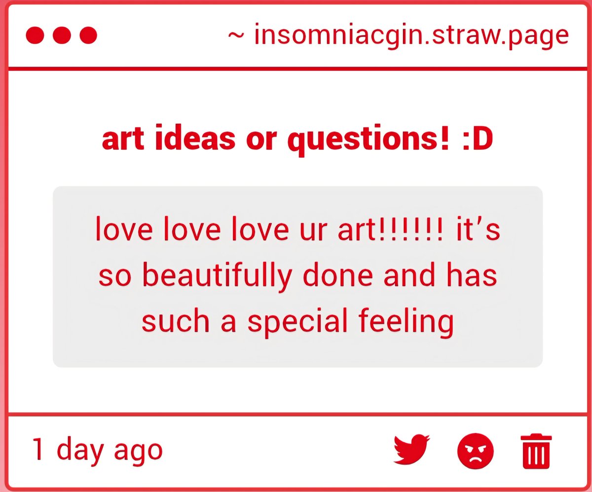 Thank you anons 😭❤️❤️ I appreciate the love 🫶 I love being able to share my art with yall :D