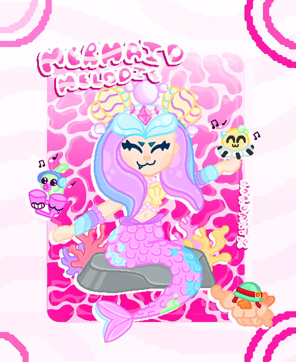 🌊Mermaids are said to have the most enchanting voices…🎶🐚

MERMAID MELODIE 🧜‍♀️🐠
( 🩷+🔁  are appreciated!) 
#BrawlStars #BrawlStarsArt