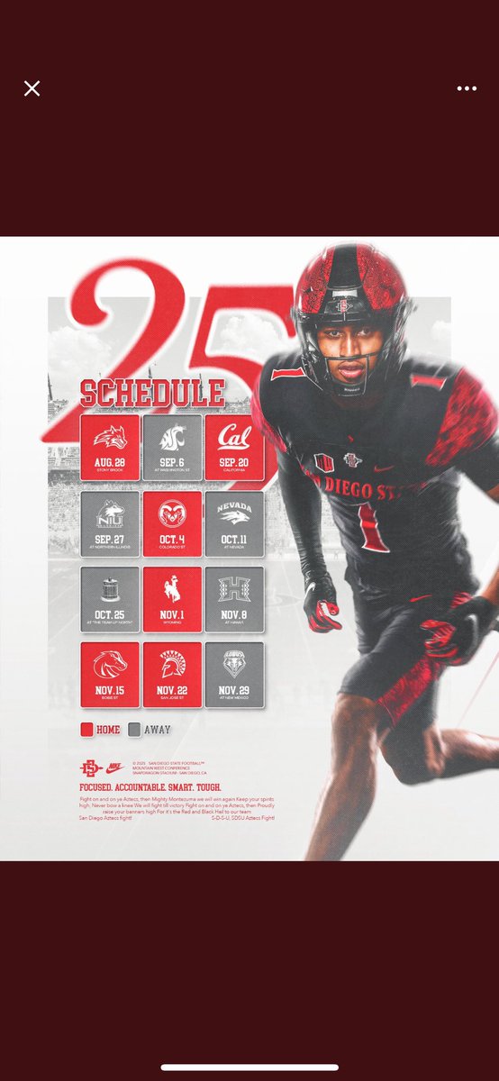 I will be attending the San Diego State game vs CSU on October 4th.
Thank you <a href="/evanjohnsonU/">Evan Johnson</a> and the San Diego State coaching staff! Go Aztecs 🖤❤️

<a href="/BrandonHuffman/">Brandon Huffman</a> <a href="/ChadSimmons_/">ChadSimmons</a> <a href="/GregBiggins/">Greg Biggins</a> <a href="/ocvarsityguy/">Dan Albano</a> <a href="/latsondheimer/">eric sondheimer</a> <a href="/247Hudson/">Hudson Standish</a> <a href="/SWiltfong_/">Steve Wiltfong</a>