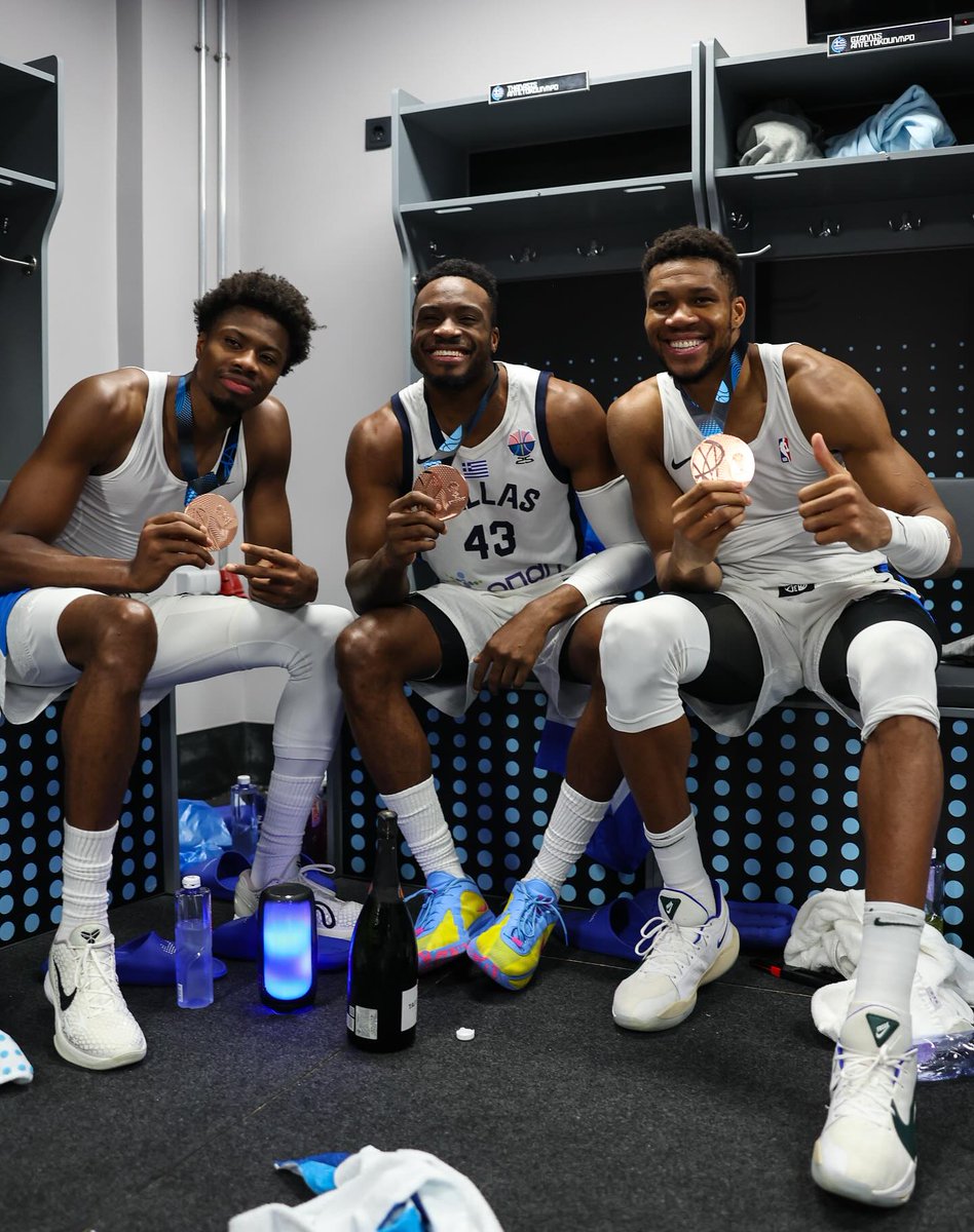 Congrats to Greece.  History made! 🇬🇷🏀❤️