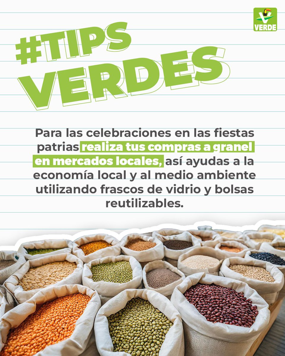 quintanaroopvem's tweet image. #TipVerde para estas fiestas patrias: celebremos sin contaminar. 

Evita plásticos de un solo uso y haz la diferencia. 🇲🇽🌿