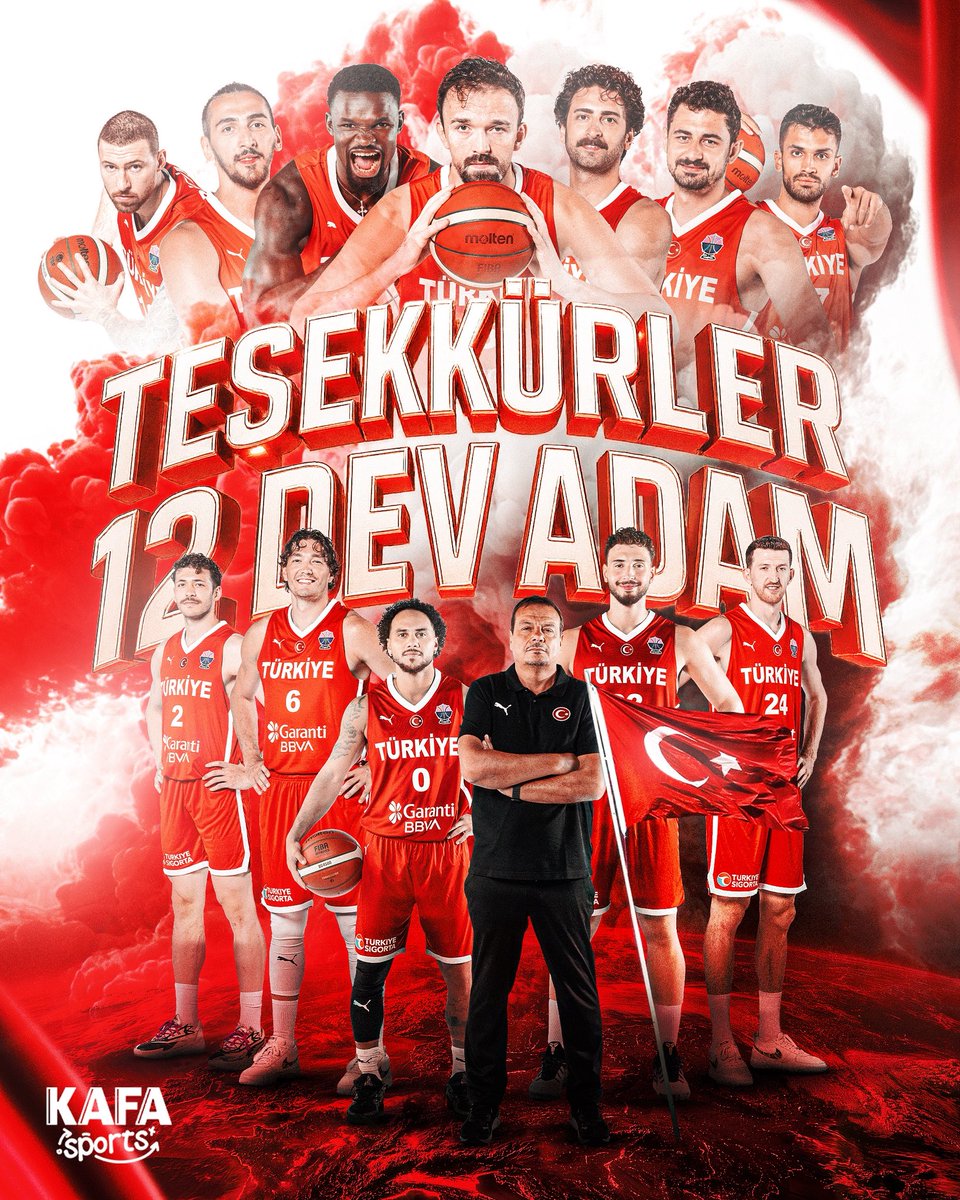 YÜREĞİNİZE, EMEĞİNİZE SAĞLIK. 
BİZE YAŞATTIĞINIZ TARİFSİZ GURUR İÇİN TEŞEKKÜR EDERİZ.
#12DevAdam ❤️🇹🇷